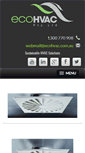 Mobile Screenshot of ecohvac.com.au