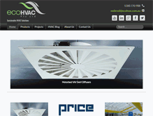Tablet Screenshot of ecohvac.com.au